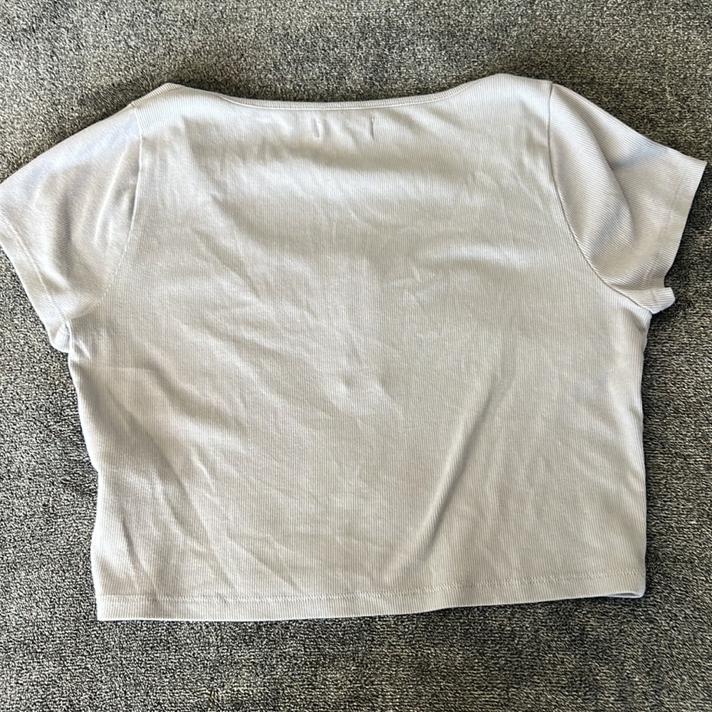 Madewell Ribbed Crop Top - Picture 3 of 4
